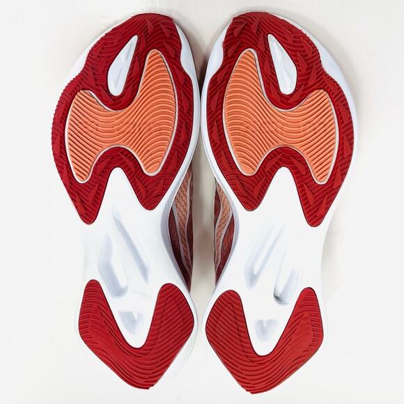 Nike Zoom Gravity Women Size 7.5 Running Shoes Orange & White Low Top Sneakers - Picture 7 of 16